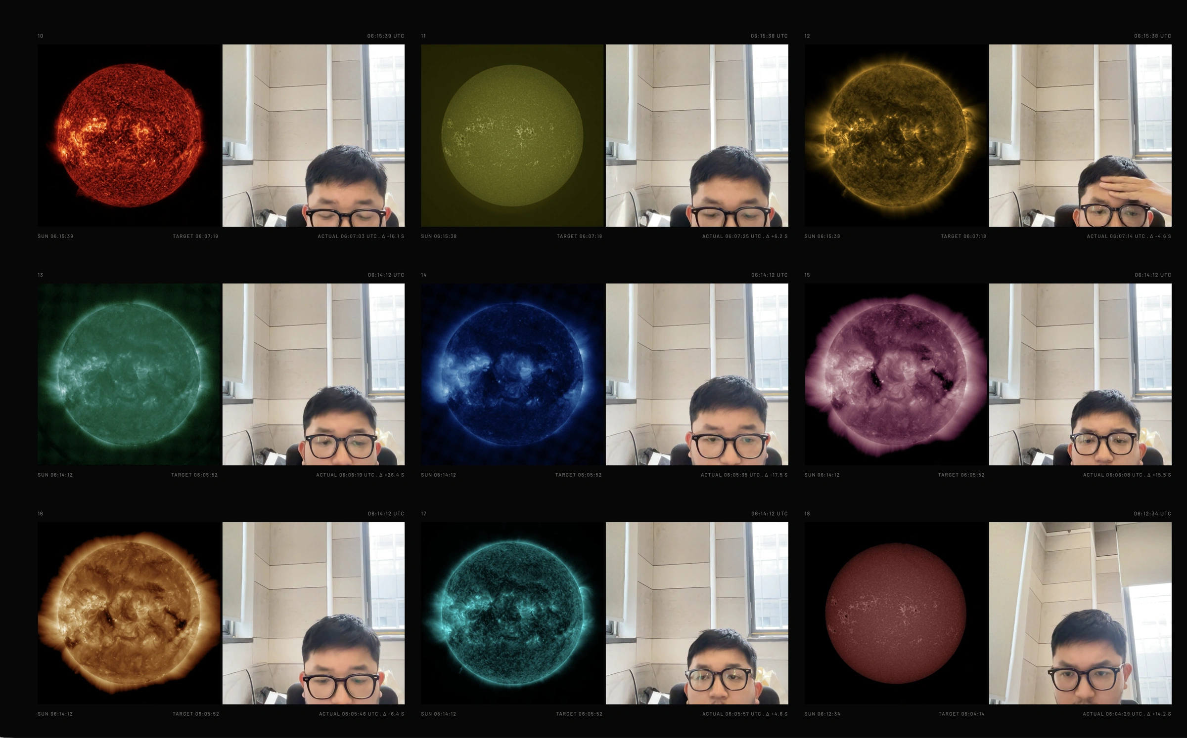 THE SUN, 8′20″ AGO