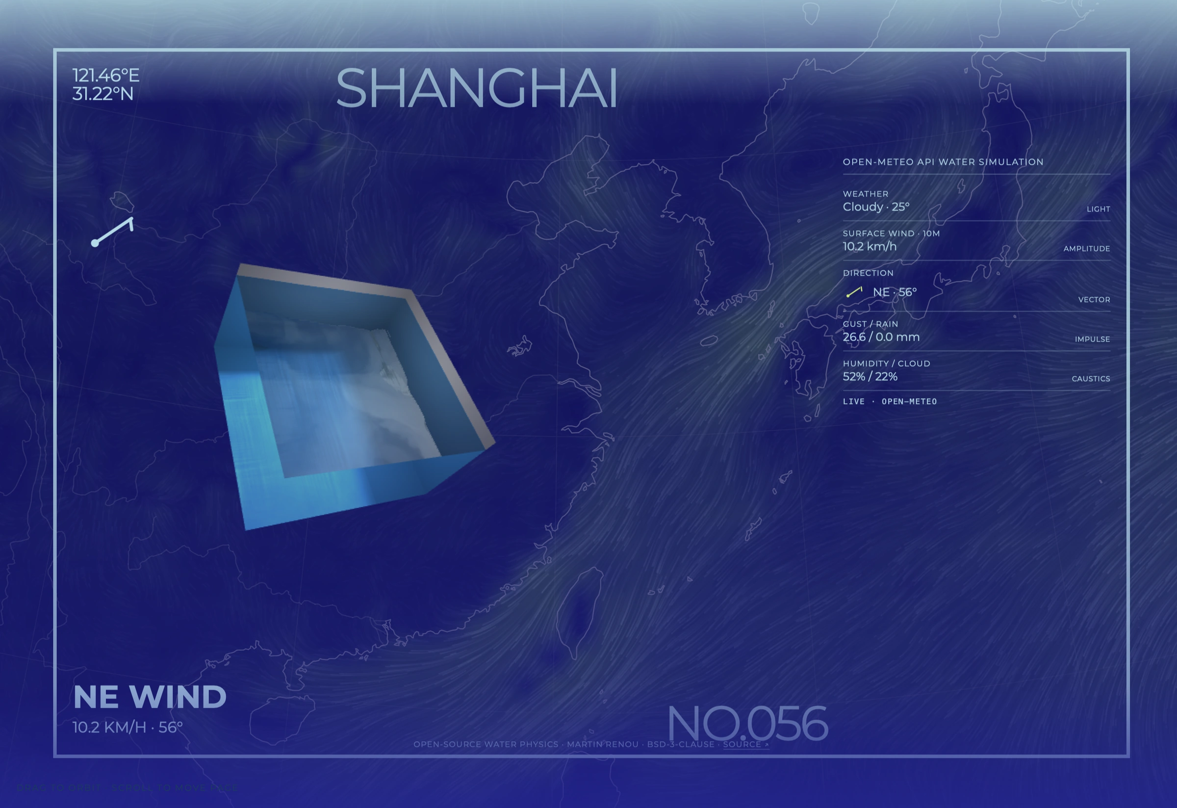 DATA-TRIGGERED WATER CUBE