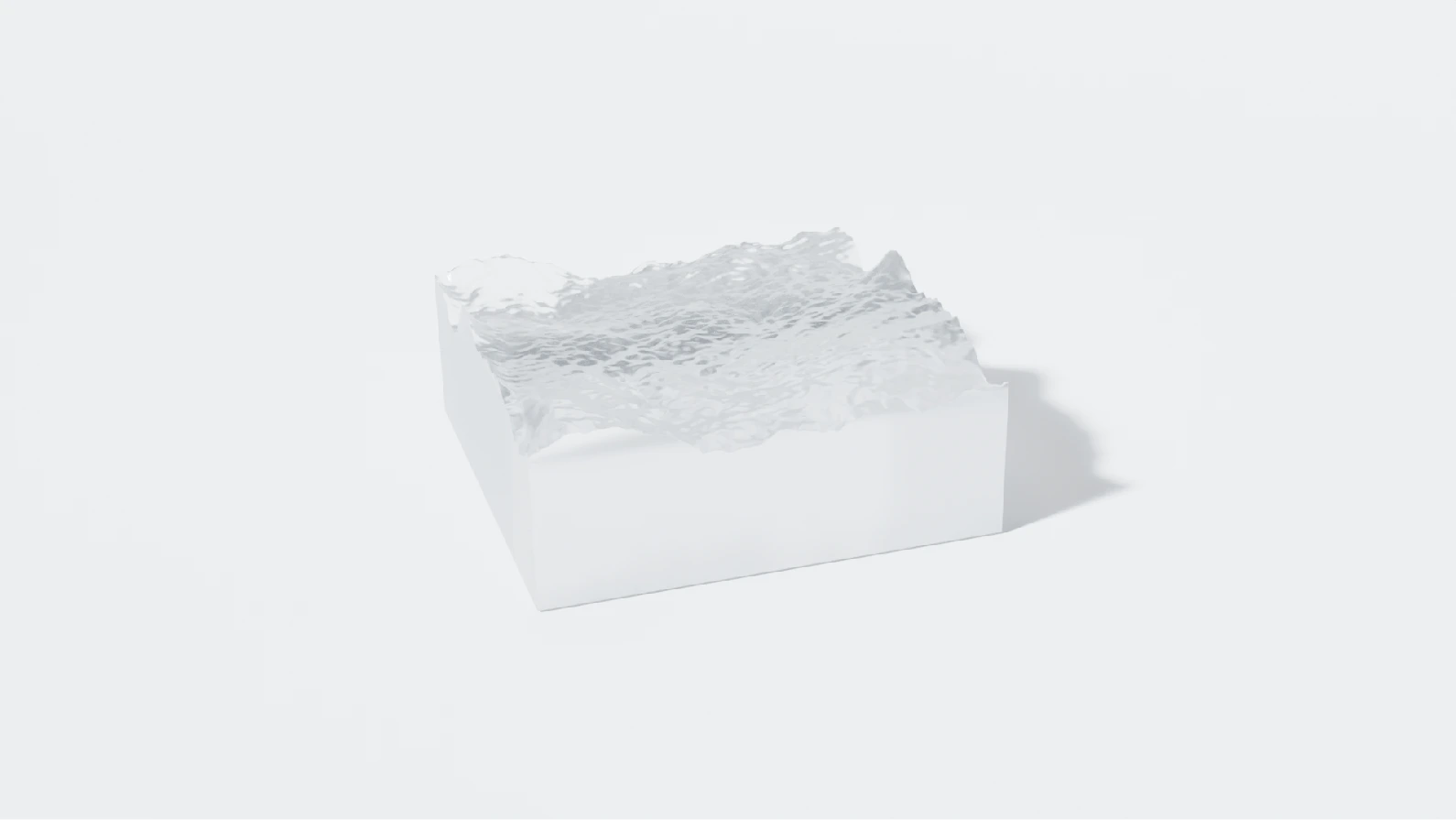 3D-printed water surface